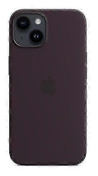 Silikonskal Kompatibelt med iPhone 14 - Mjuk Touch, Stötsäkert, Slimmat Skyddsskal Fläder Elderberry