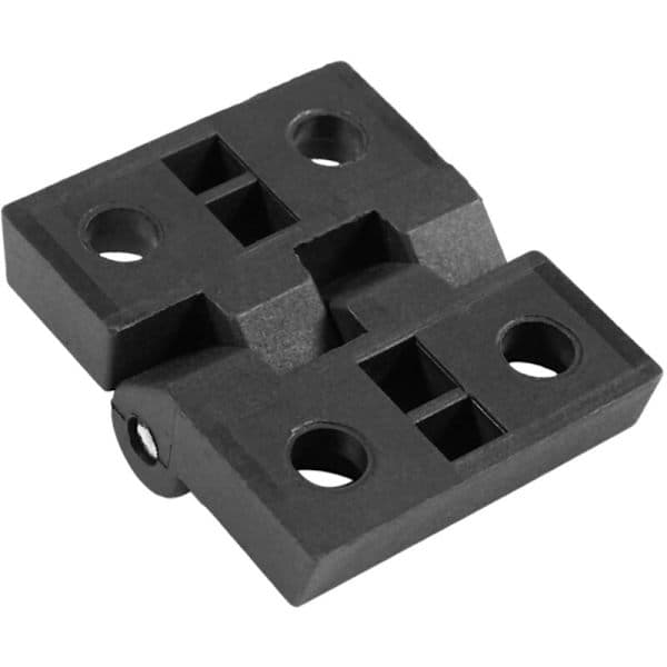 stk. 63mm x 50 Plast Kabinet Hængsler Sort