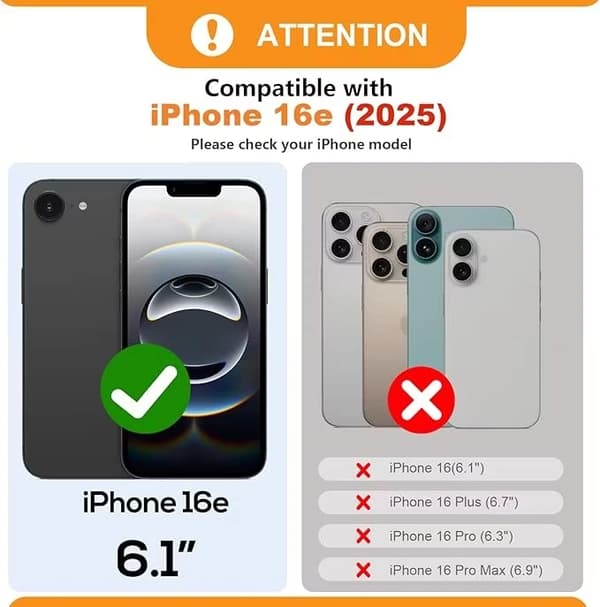 Magnetisk pungcover iPhone 16E – med kortpladser & RFID-beskyttelse