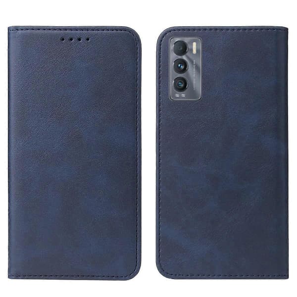 Magnetisk PU-lærveske for Realme GT Master Blå Blue