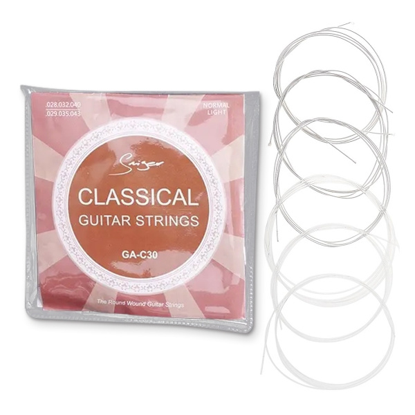 Gitarrsträngar Nylon .028-.043 - Akustiska Gitarrsträngar 2-pack 52 2-Pack