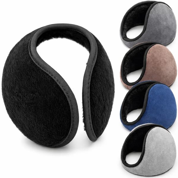 Öronmuffar / Öronvärmare i Fleece Mörkblå blue