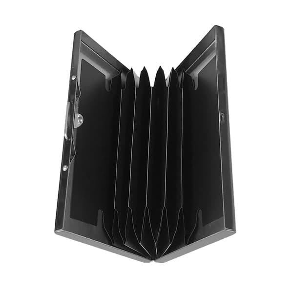 RFID-korttikotelo, 6 korttipaikkaa, musta Black