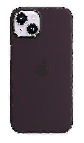 Silikonskal Kompatibelt med iPhone 14 - Mjuk Touch, Stötsäkert, Slimmat Skyddsskal Fläder Elderberry