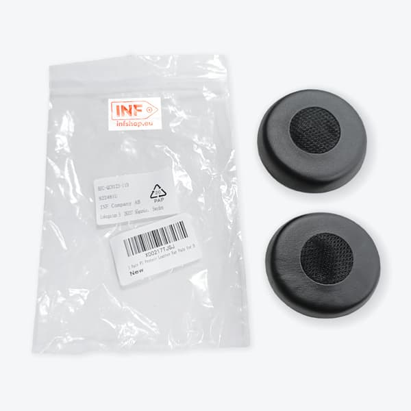 Øreputer til Jabra Evolve 75 / 75+ / 75 UC / 75MS Svart Svart