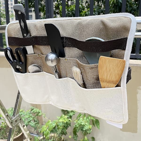 Förvaringsväska för utomhuscampingpicknickservis