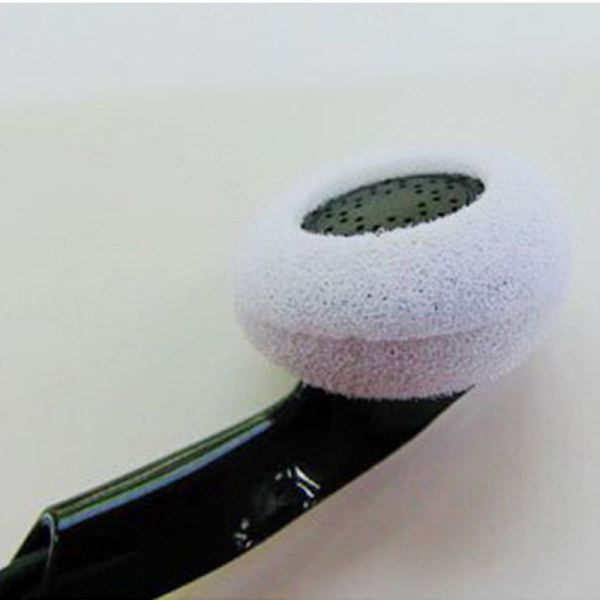 Øreputer til in-ear hodetelefoner 5 par Hvit Hvit White