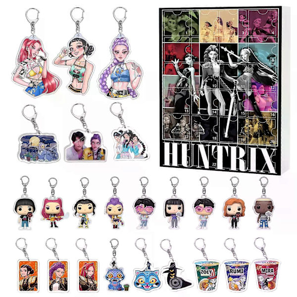 Kpop Demon Hunters Adventskalender 2025 - 24 Stück Mystery Box