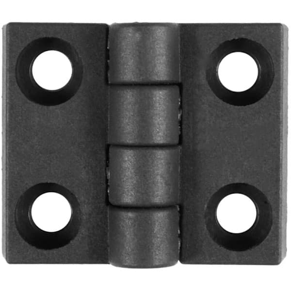 stk. 63mm x 50 Plast Kabinet Hængsler Sort