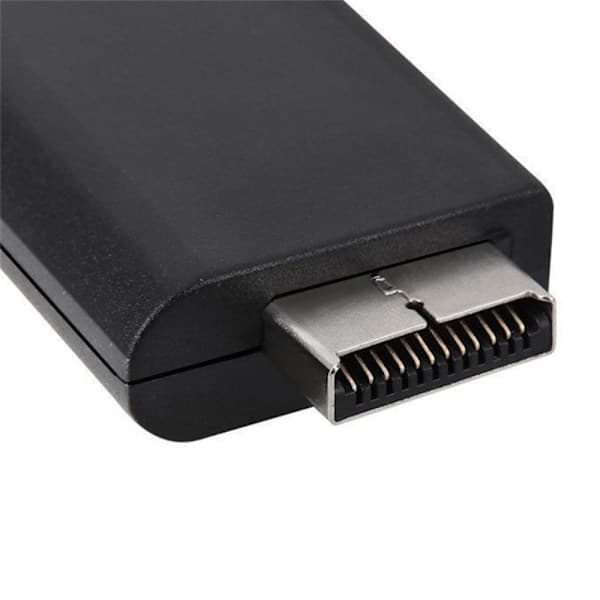 PS2 til HDMI med AUX Adapter Sort