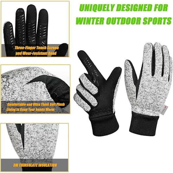 Cyklinghandsker Varme vinterhandsker til mænd og kvinder