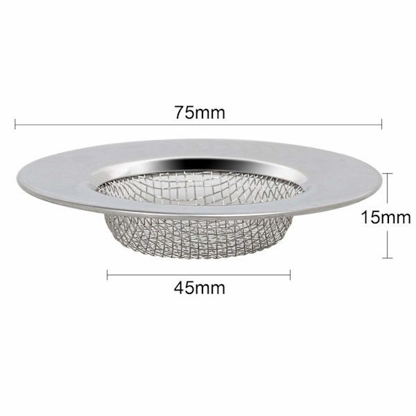 2 stk. Vaskesi, Vaskeprop i rustfrit stål. Passer til indvendig diameter 4,5-5,5 cm