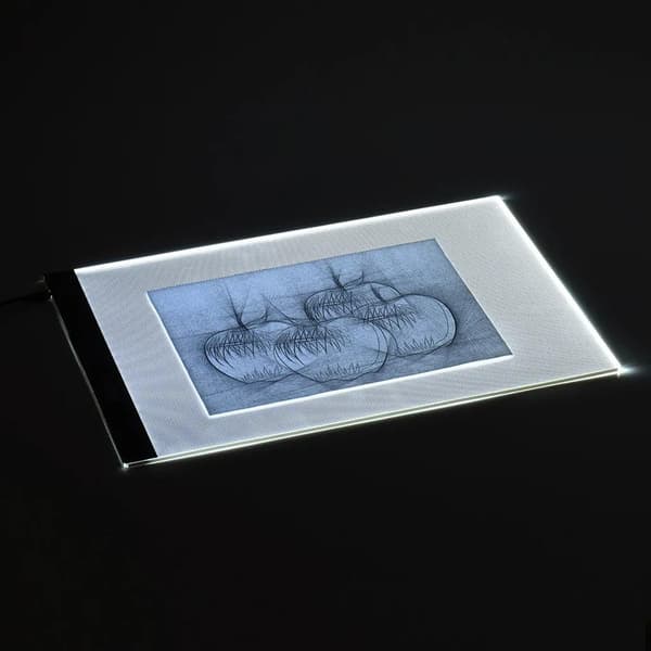 LED tegnebrett A4 lysbrett med USB