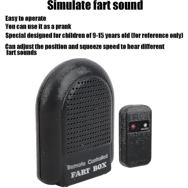 Elektronisk fjärrkontroll Fart Box Barn Leksak Skämt Prank Nyheter Fart Machine00