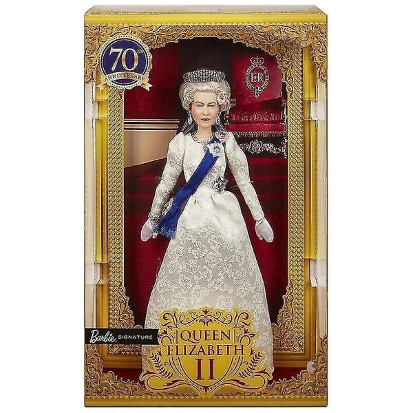 Ny Barbie Signatur Queen Elizabeth Ii Platinum Jubilee Pop Toy Royalty Monarc00