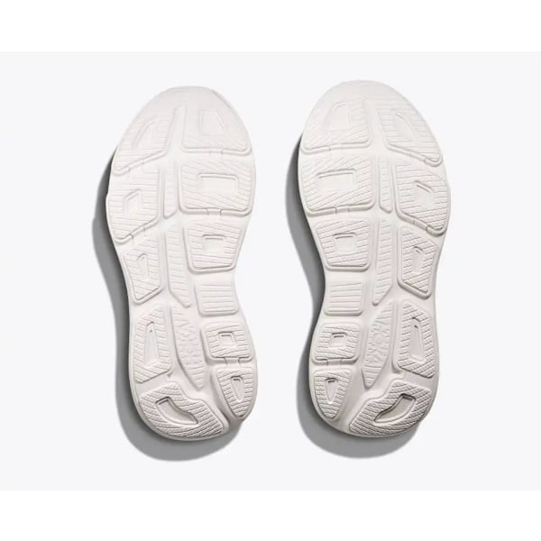 Hokas Bondi 9  white white Hiking and running shoes for men and women 39.0