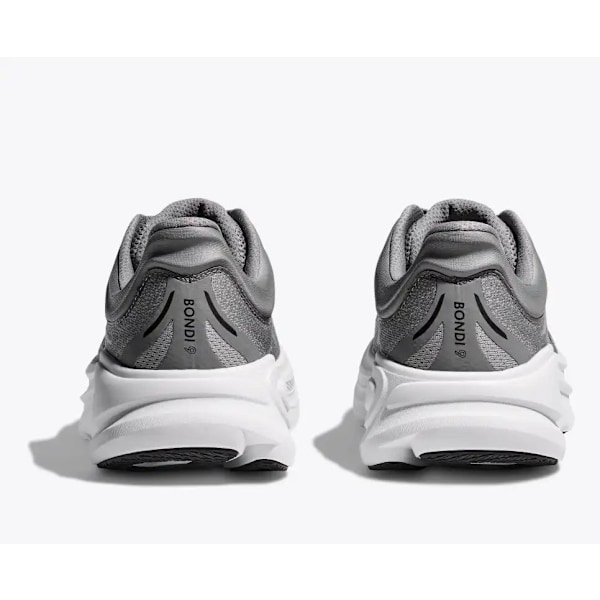 Hokas Bondi 9 galactic grey stellar grey Hiking and running shoes for men and women 40.5