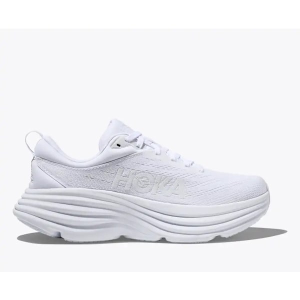 Hokas Bondi 8 white Women's Hiking Running Shoes 38