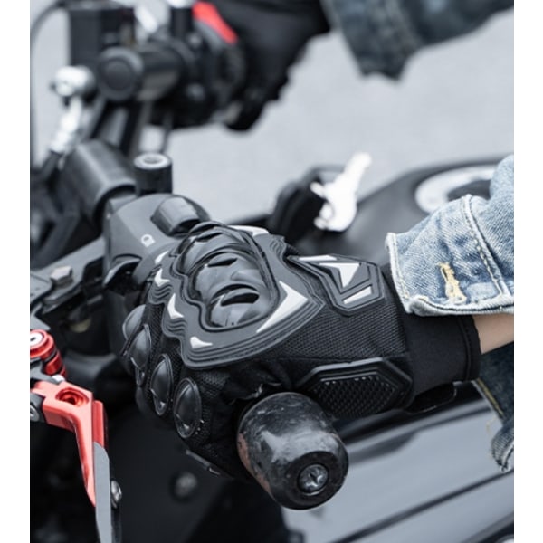 ACY motorcykelhandskar för män andas fullfinger pekskärm motorcykelracing, anti-halk skoter