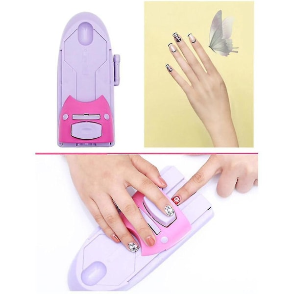 Nageltryckmaskin för nail art , professionell konststämpelskrivare för självgjorda mönster, Ma