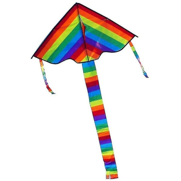 Singleline Kite, Rainbow Kite Set för vuxna lättflygande