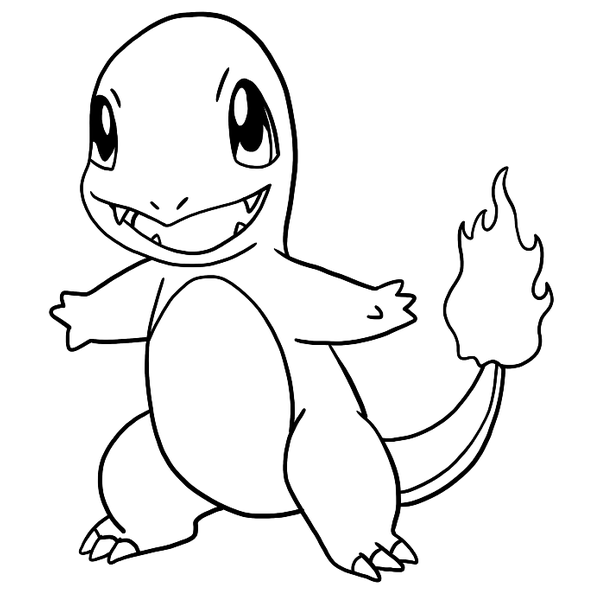 Väggdekor - Pokemon Charmander