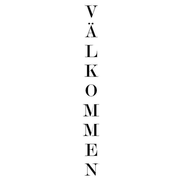 Väggord - Välkommen STOR