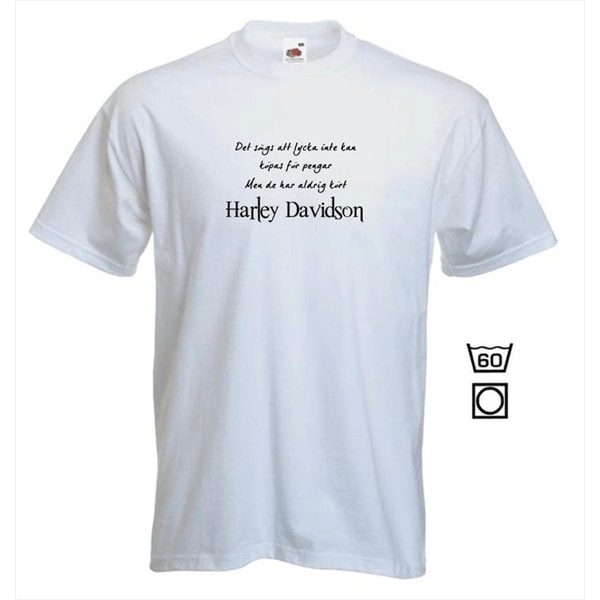 T-shirt - Det sägs att lycka...Harley Davidson S
