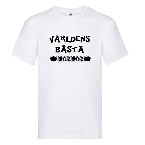 T-shirt - VÄRLDENS BÄSTA MORMOR S