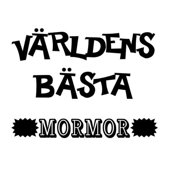 T-shirt - VÄRLDENS BÄSTA MORMOR L