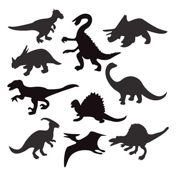 Väggord Väggdekor 10st Dinosaurie
