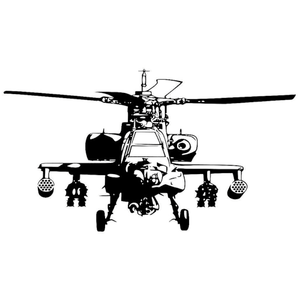 Väggdekor - Militärhelikopter Helikopter