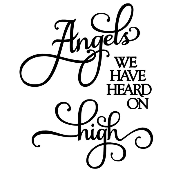 Väggord - Angels we have heard on high STOR