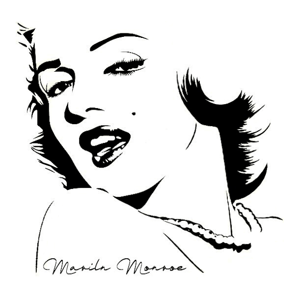 Väggdekor - Marilyn Monroe