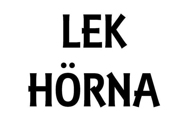 Barn Väggord - LEK HÖRNA