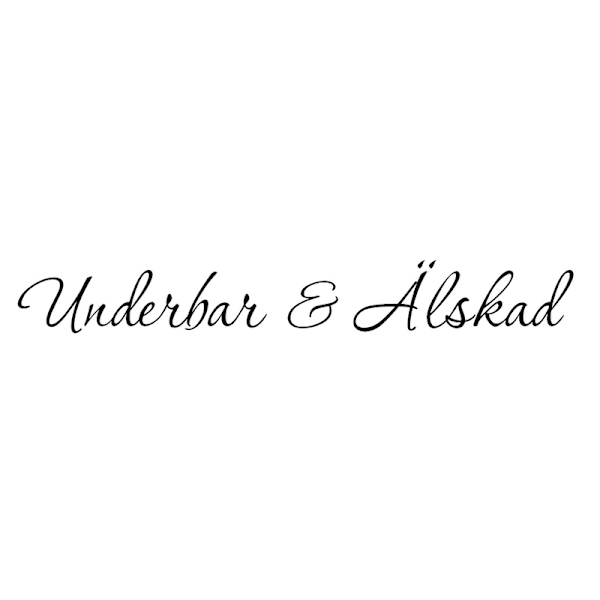 Väggord - Underbar & Älskad