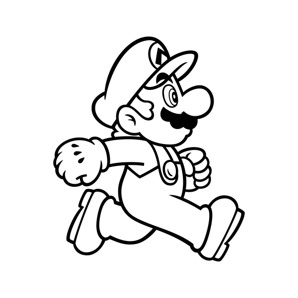 Väggdekor - Super Mario Speedy Mario