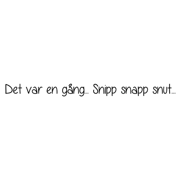 Väggord - Det var en gång......
