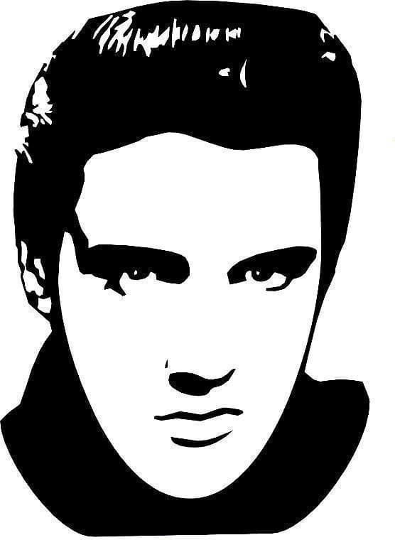Väggdekor - Elvis Presley