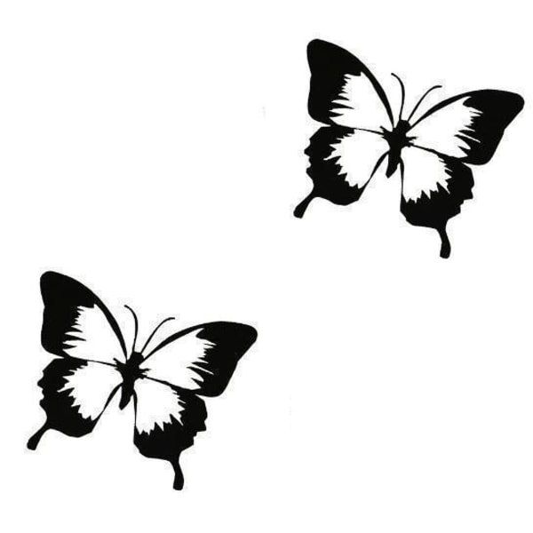 Väggdekor - 2st Fjärilar
