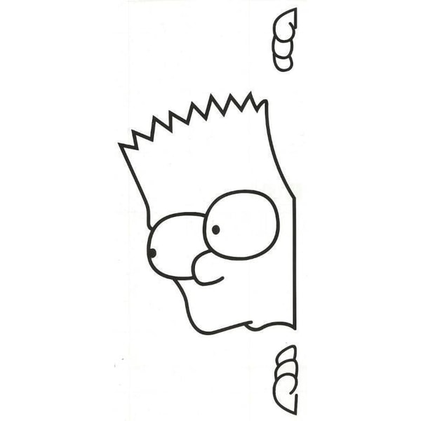 Väggdekor - Bart Simpson