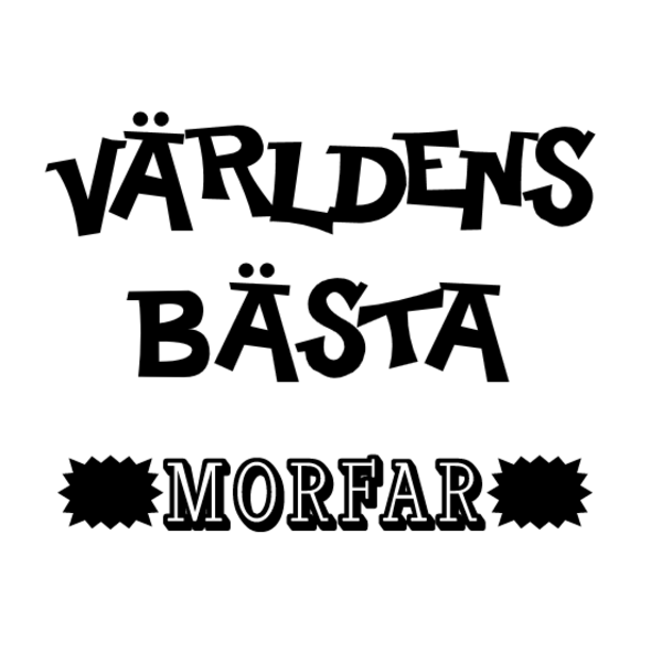 T-shirt - VÄRLDENS BÄSTA MORFAR L