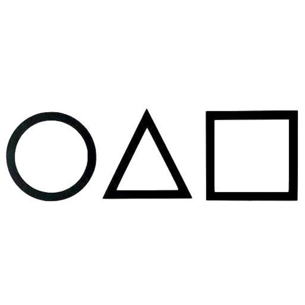 Väggdekor - Squid Game symbol
