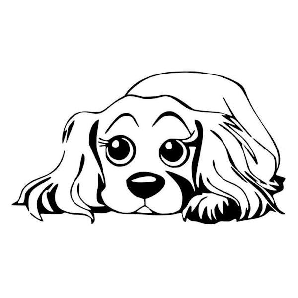 Väggdekor - Söt Hund