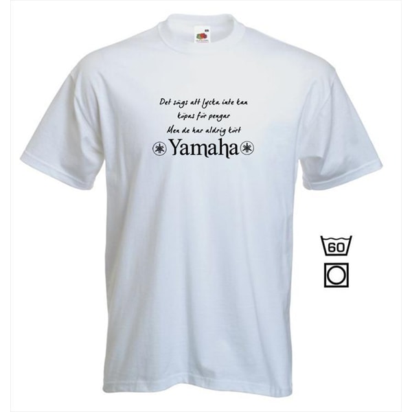 T-shirt - Det sägs att lycka...Yamaha XXL