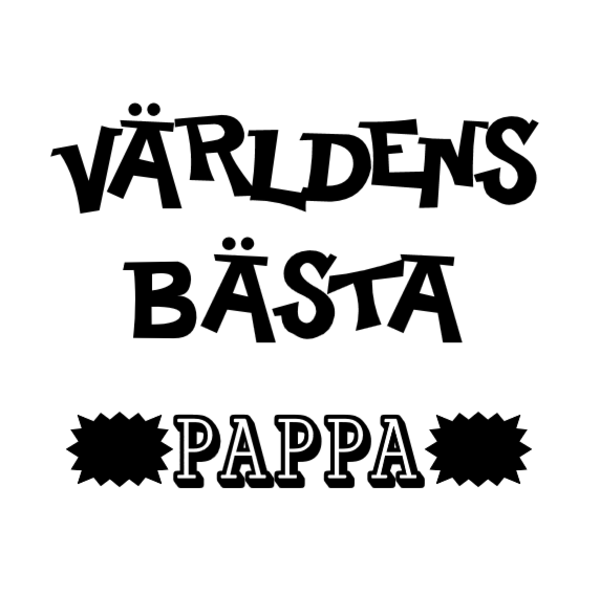 T-shirt - VÄRLDENS BÄSTA PAPPA XXL