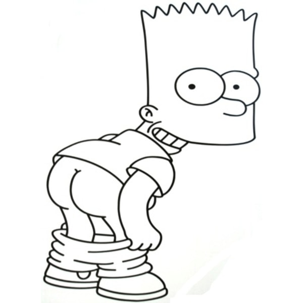 Väggdekor - Bart Simpsons
