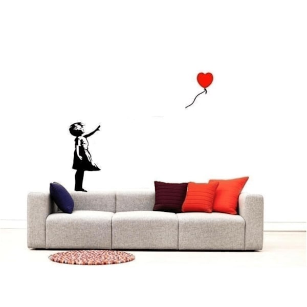 Väggdekor - Flicka med ballongen av Banksy