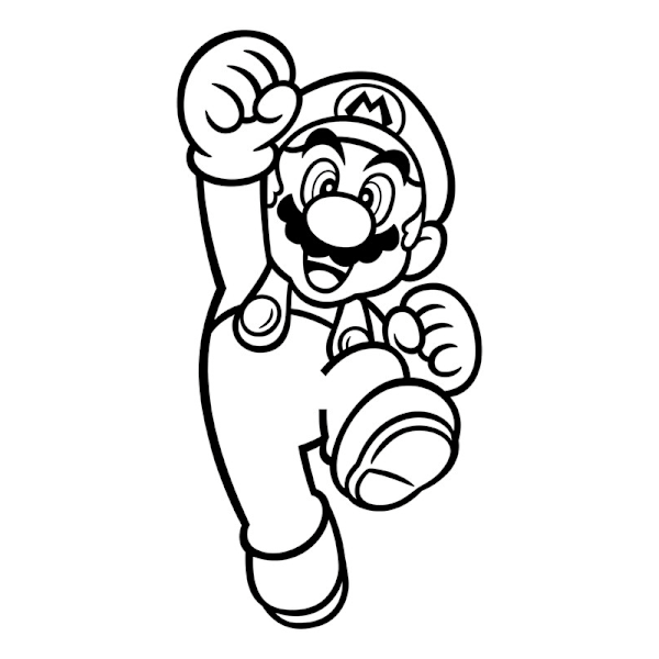 Väggdekor - Super Mario Mario Victory