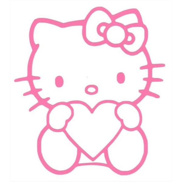 Kakeldekor/Väggdekor - små Hello Kitty
